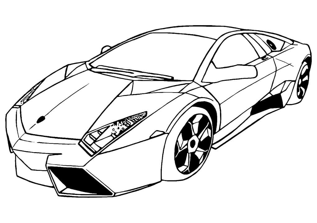 Desenho deLamborghini Reventon para colorir