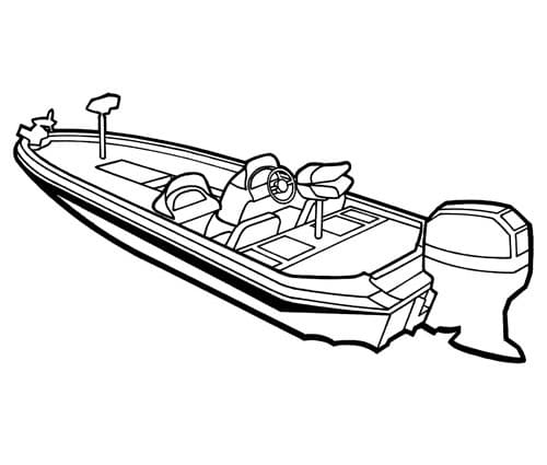 Desenho deLancha 13 para colorir