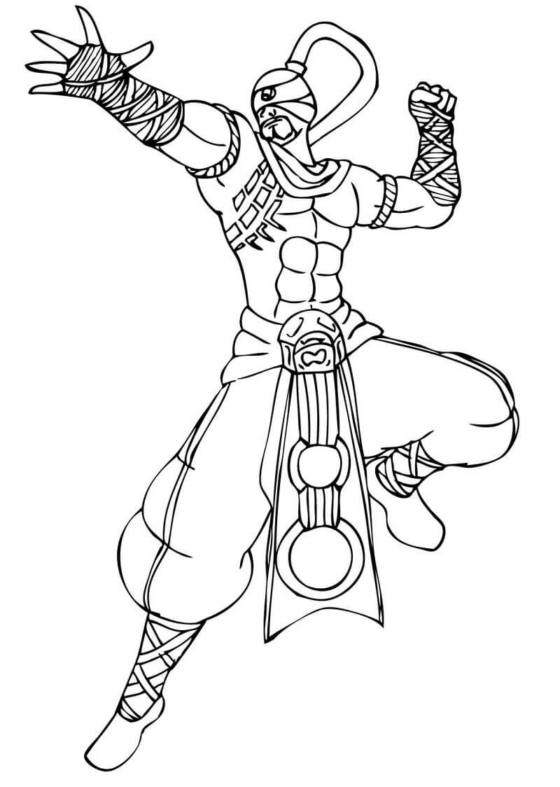 Desenho deLee Sin para colorir