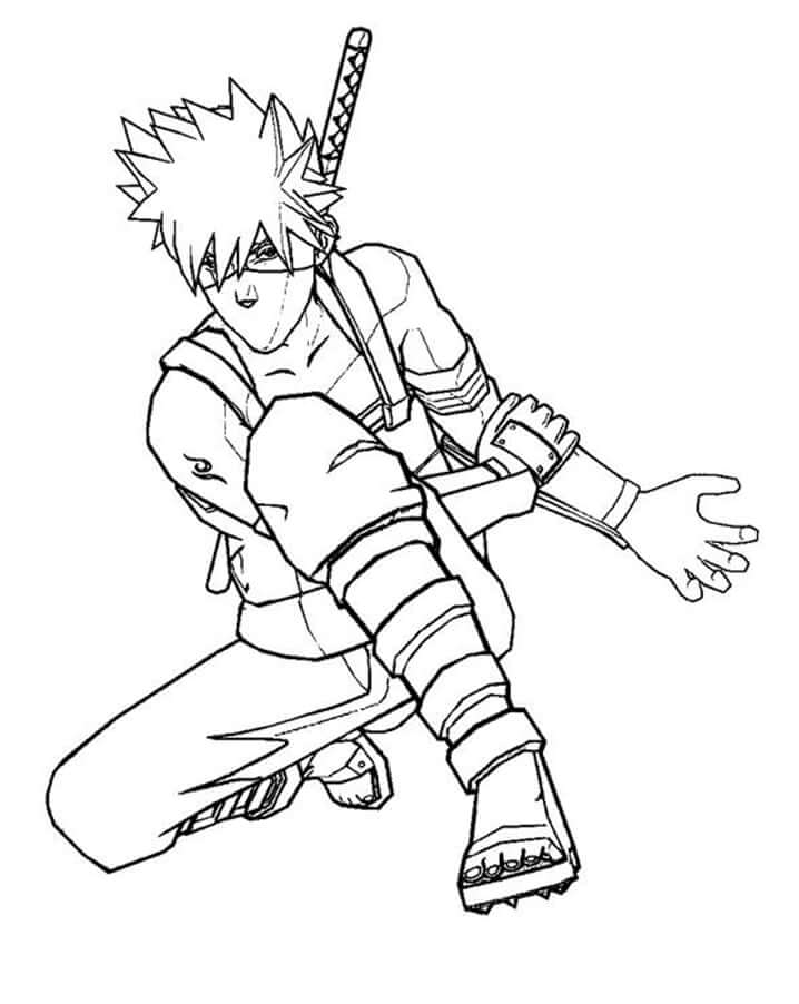 Desenho deLegal Hatake Kakashi 1 para colorir