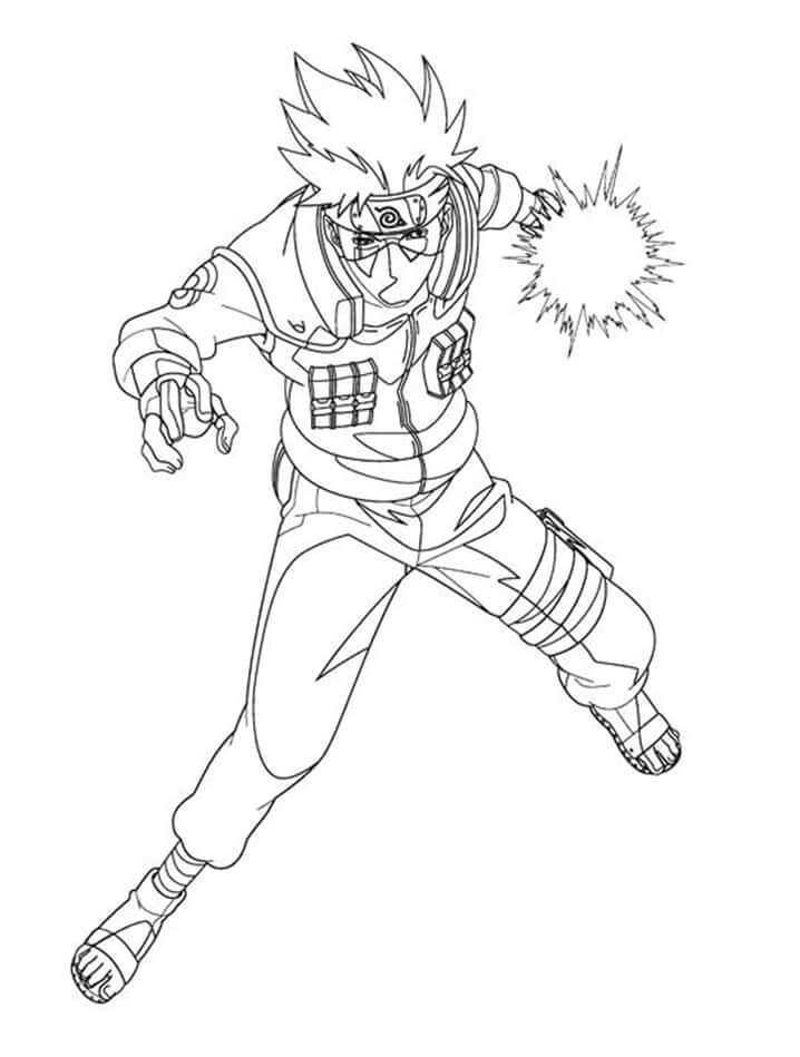 Desenho deLegal Hatake Kakashi 2 para colorir