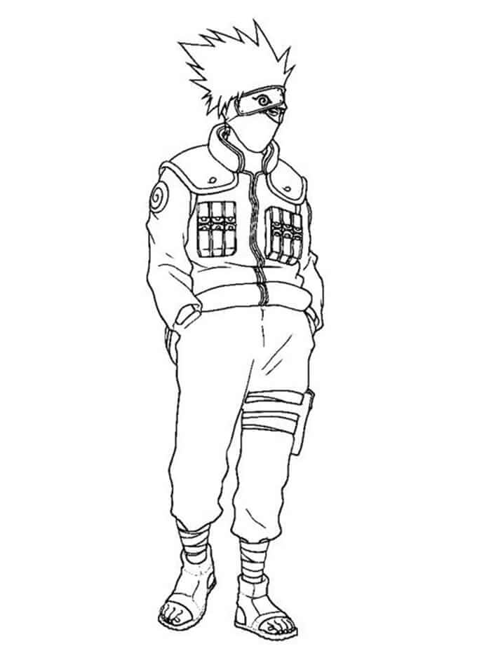 Desenho deLegal Hatake Kakashi 3 para colorir