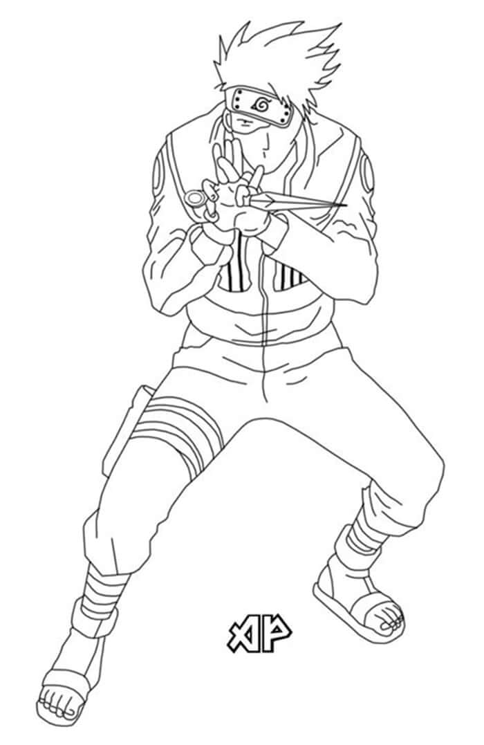 Desenho deLegal Hatake Kakashi 4 para colorir