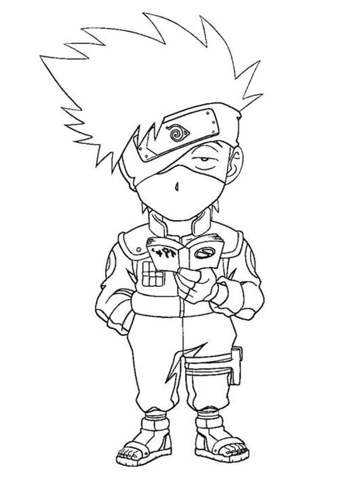 Desenho deLegal Hatake Kakashi para colorir