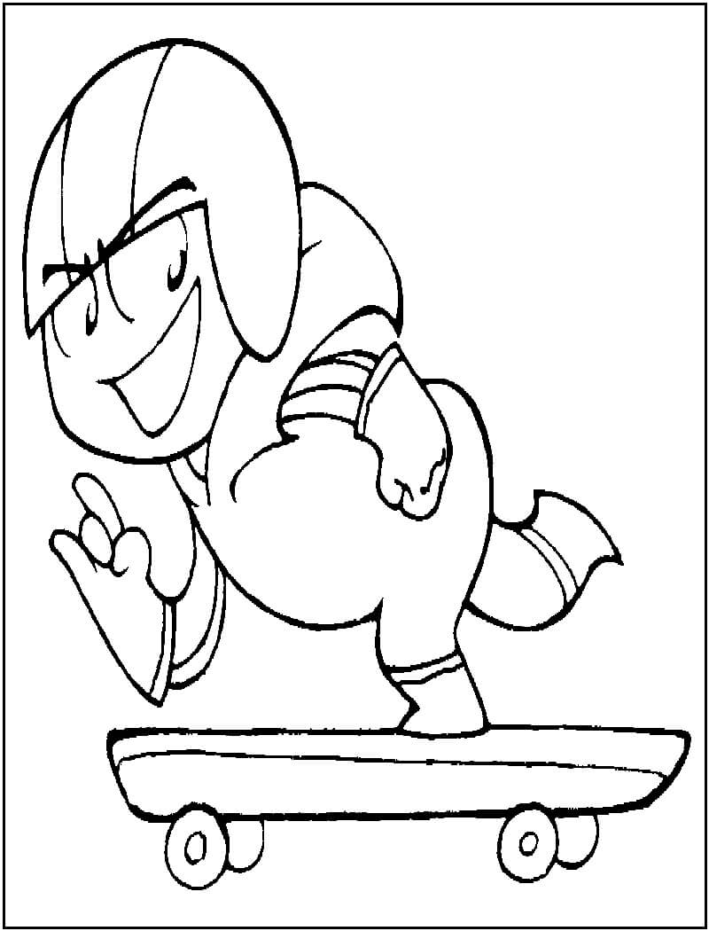 Desenho deLegal Kick Buttowski para colorir