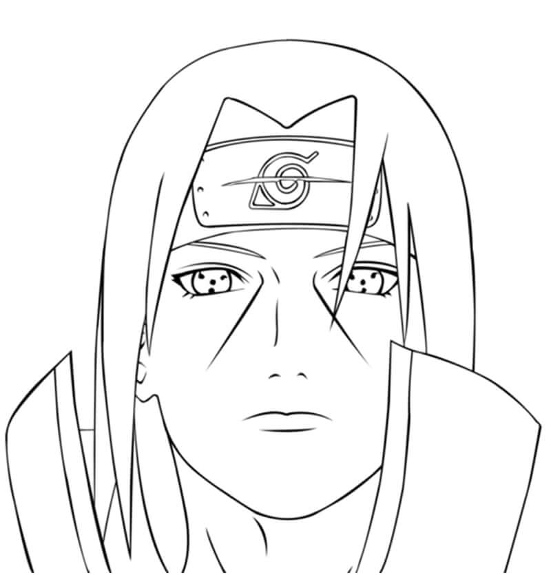 Desenho deLegal Uchiha Itachi para colorir