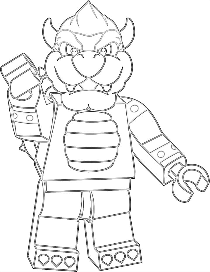 Desenho dedesenho lego bowser 1 para colorir para colorir