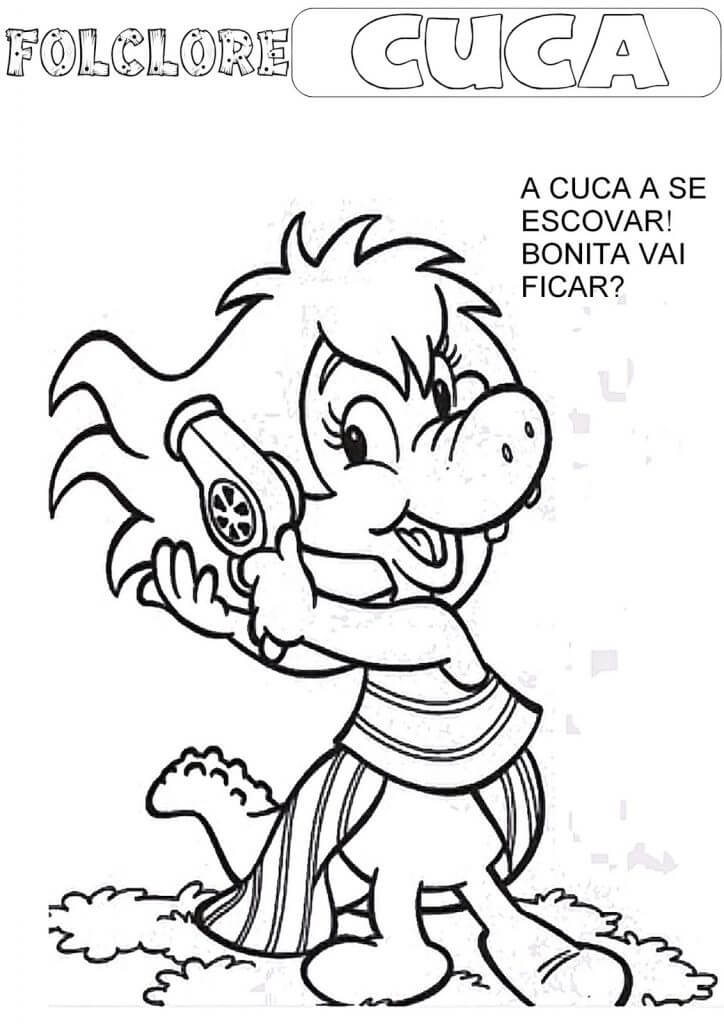 Desenho deLenda da Cuca 1 para colorir