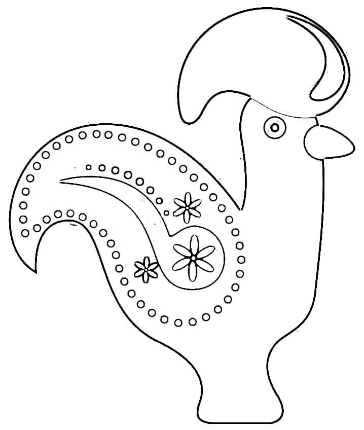 Desenho deLenda do Galo de Barcelos 12 para colorir