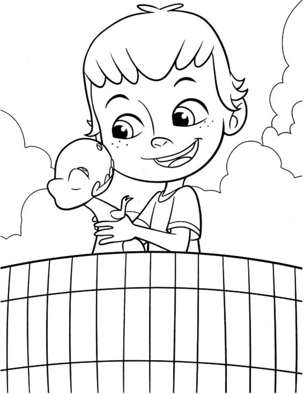 Desenho deLiam de Rusty Rivets 1 para colorir