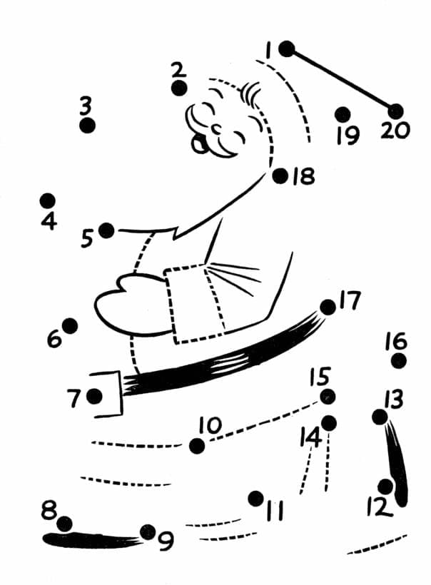 Desenho deLigue os Pontos 3 para colorir