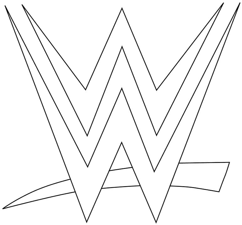 Desenhos de WWE para colorir