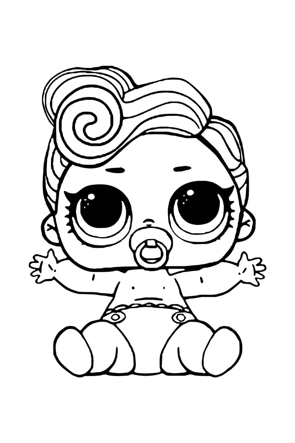 Desenho deLOL Surprise Bebê 3 para colorir