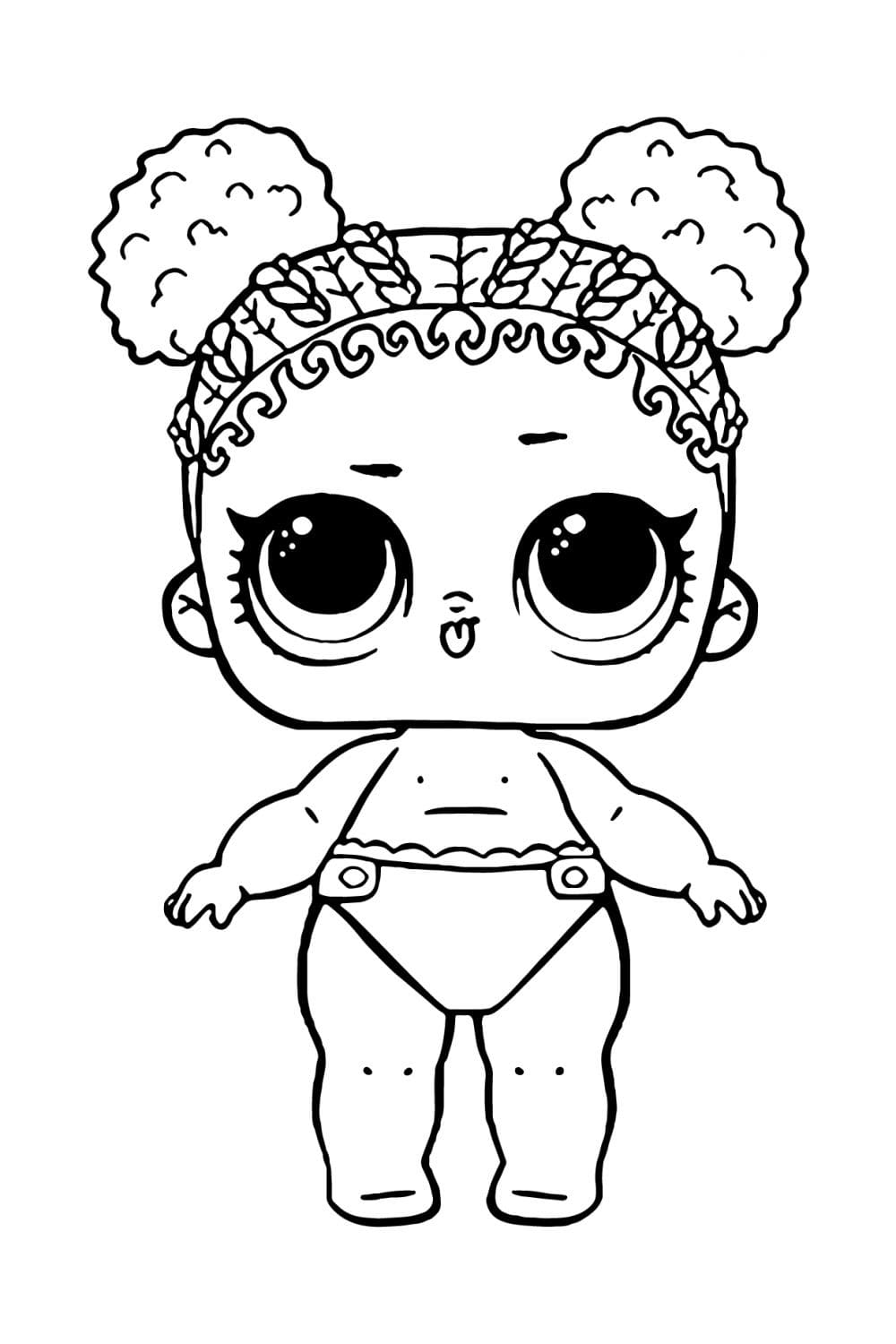 Desenho deLOL Surprise Bebê Fofa 1 para colorir