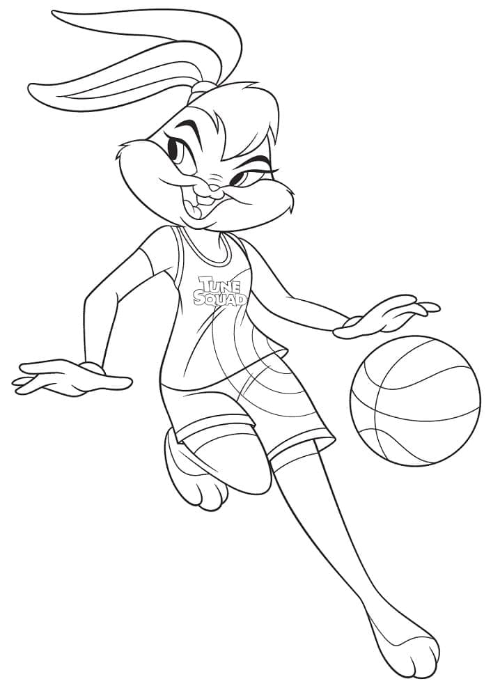 Desenho deLola Bunny Space Jam para colorir