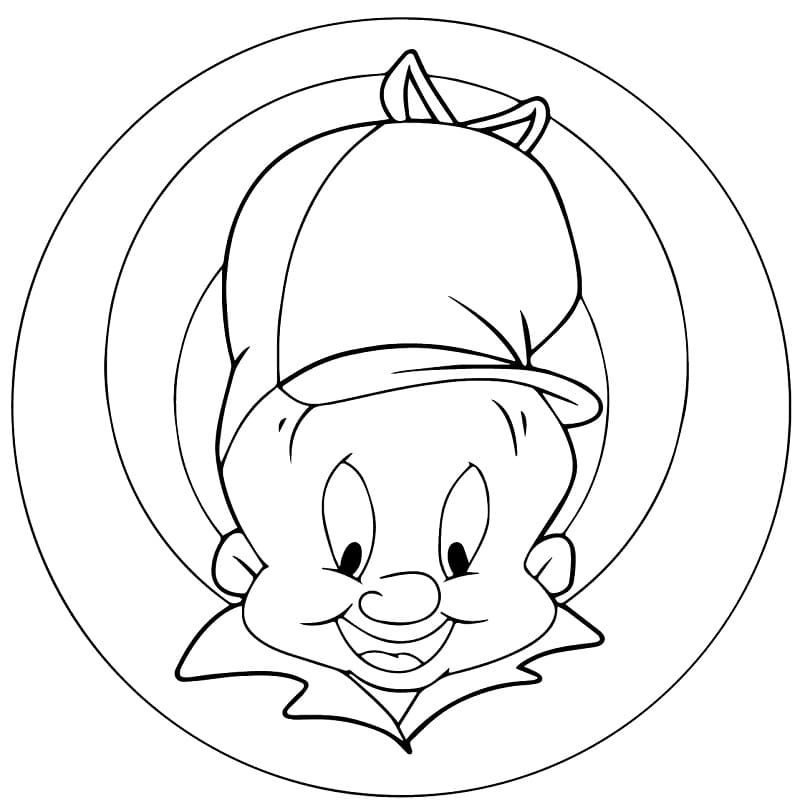 Desenho deLooney Tunes Elmer Fudd para colorir