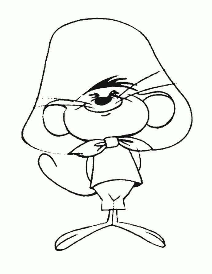 Desenho de Looney Tunes Speedy González para colorir