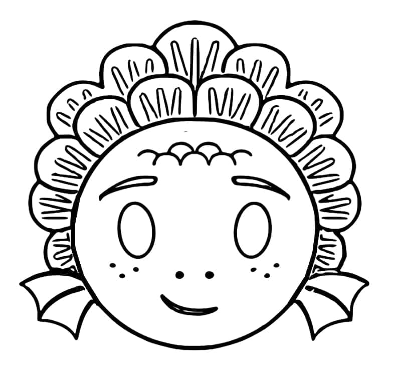 Desenho deLuca Emoji para colorir