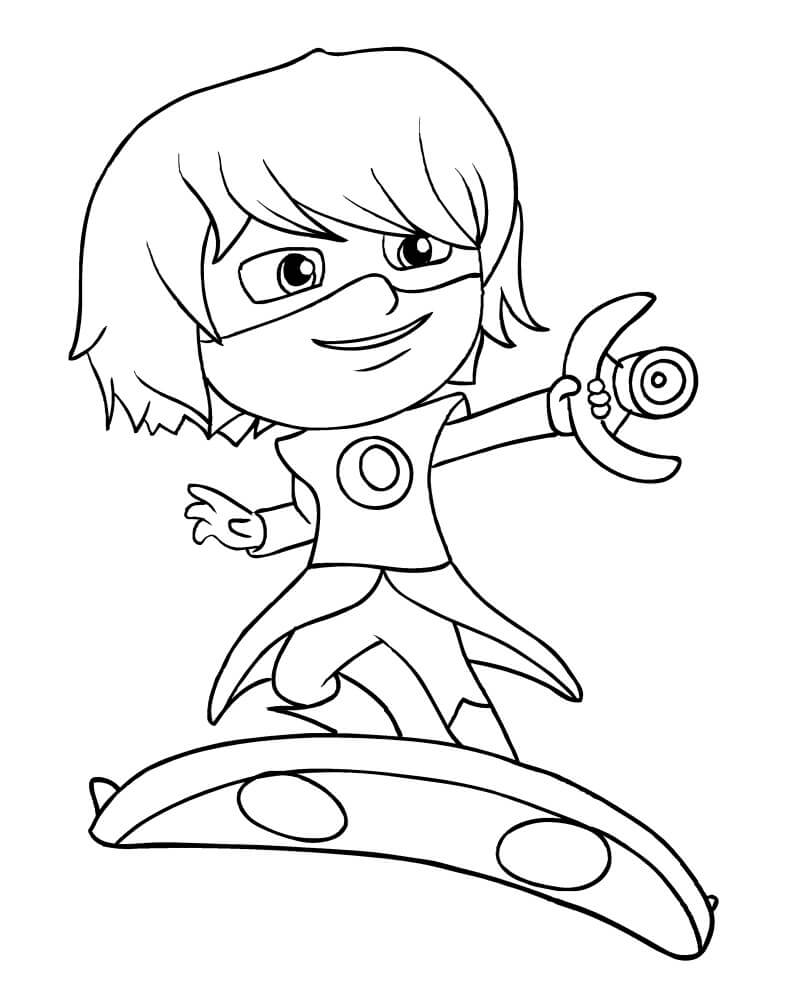 Desenho de Luna Girl para colorir