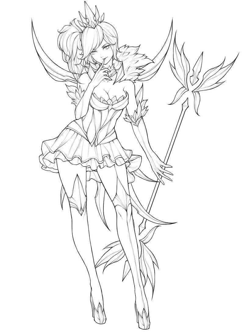 Desenho de Lux para colorir