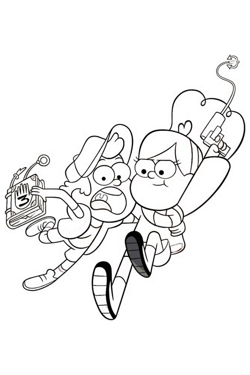 Desenhos de Gravity Falls para colorir