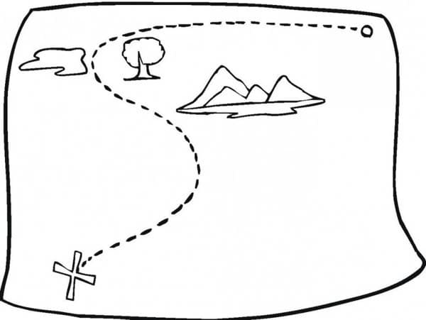 Desenho deMapa do Tesouro 13 para colorir
