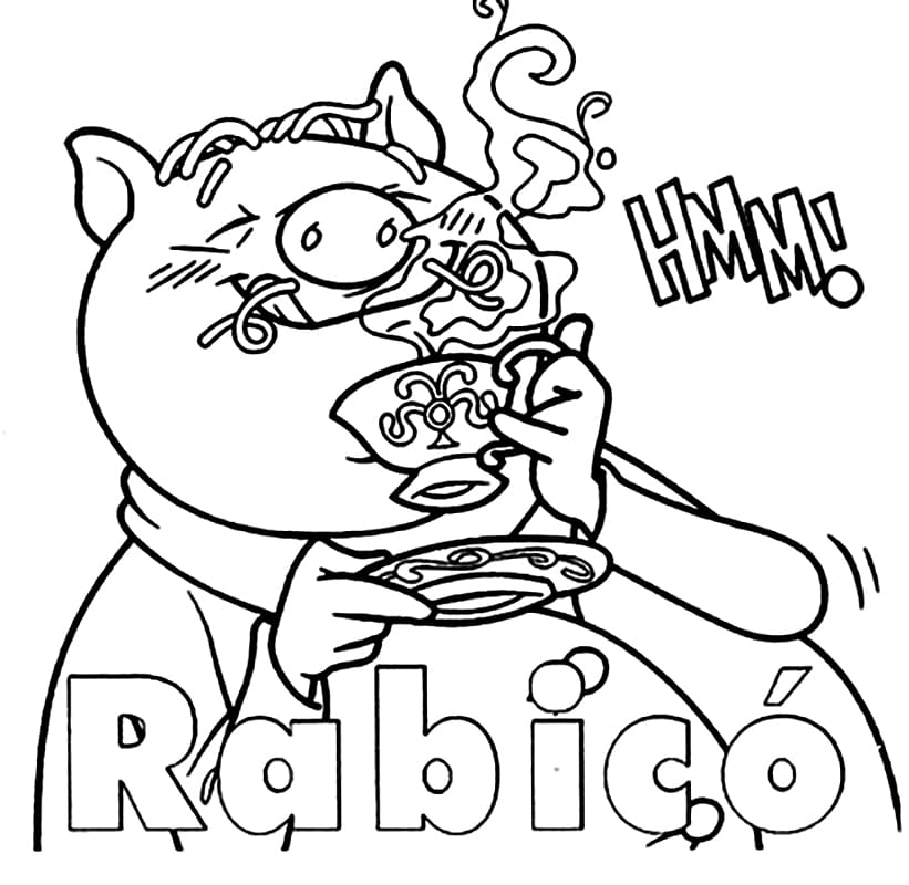 Desenho deMarquês de Rabicó 3 para colorir