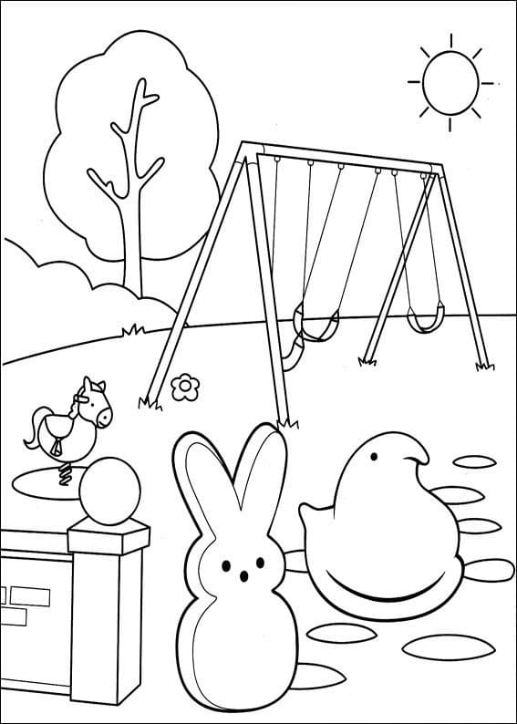 Desenho deMarshmallow Peeps 10 para colorir