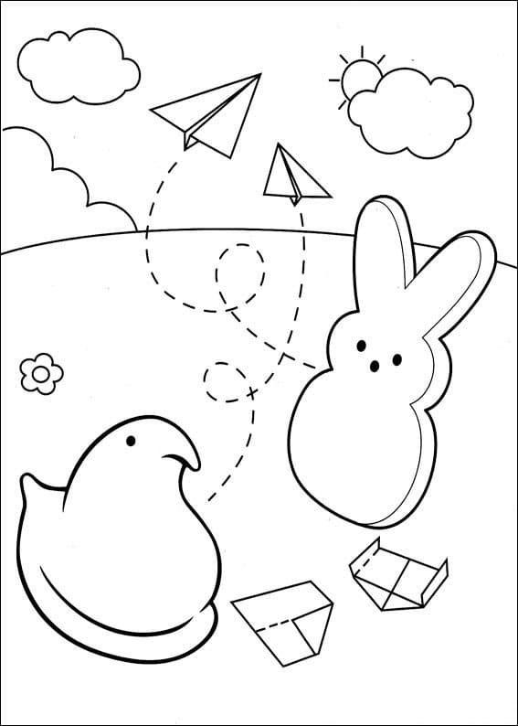 Desenho deMarshmallow Peeps 11 para colorir