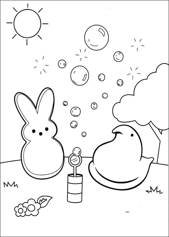 Desenho deMarshmallow Peeps 12 para colorir