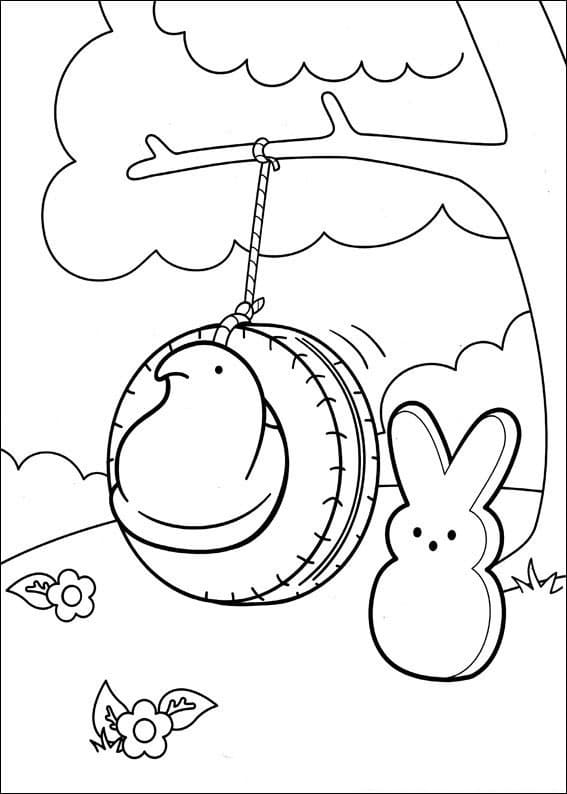 Desenho deMarshmallow Peeps 13 para colorir