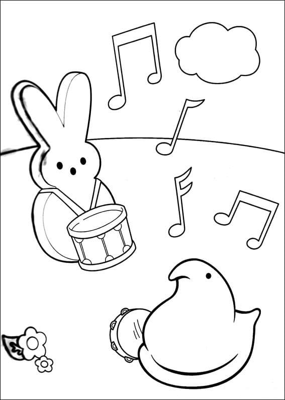 Desenho deMarshmallow Peeps 15 para colorir