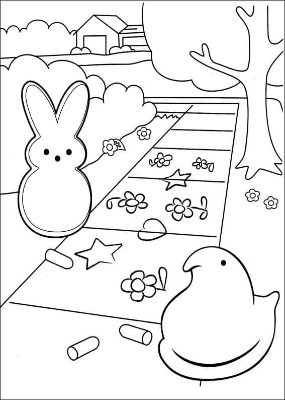 Desenho deMarshmallow Peeps 16 para colorir