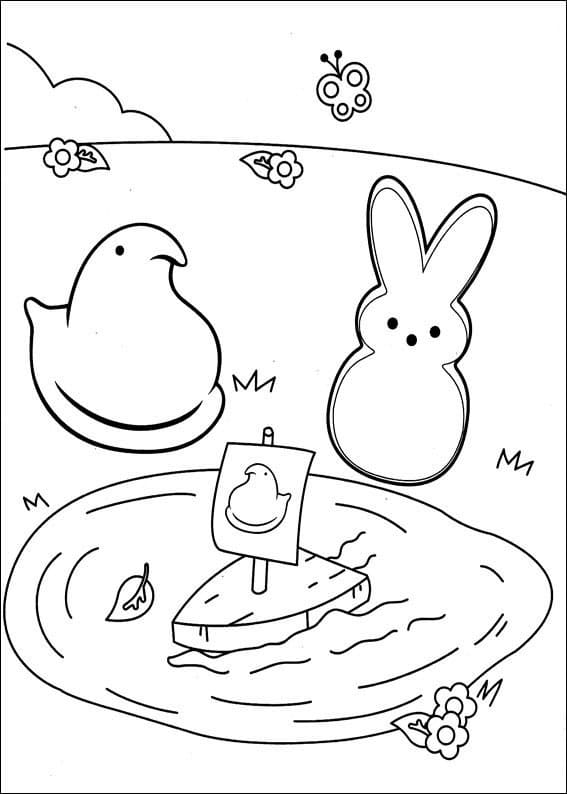 Desenho deMarshmallow Peeps 22 para colorir