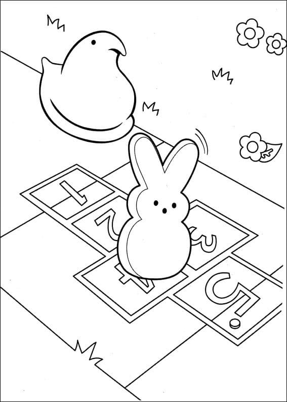 Desenho deMarshmallow Peeps 7 para colorir