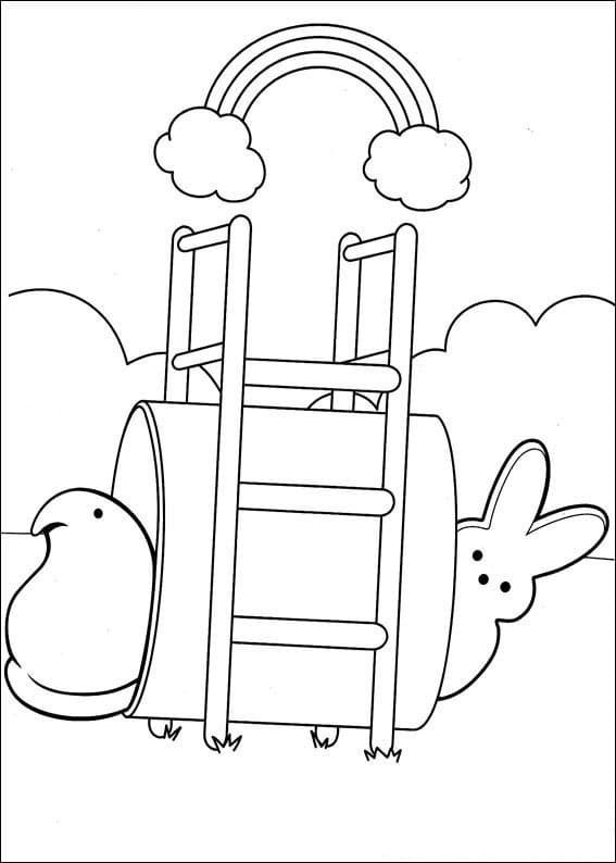 Desenho deMarshmallow Peeps 9 para colorir