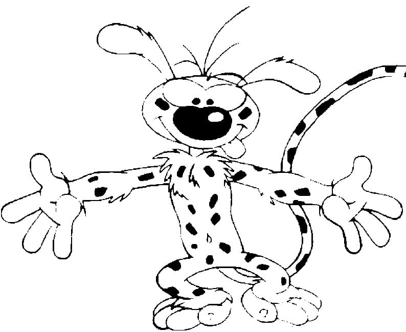 Desenhos de Marsupilami para colorir