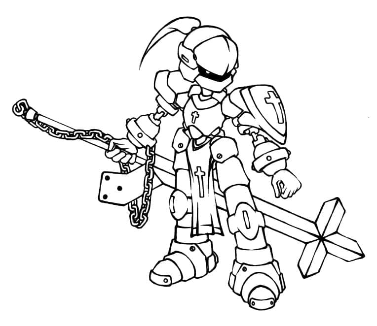 Desenho deMedabots 3 para colorir