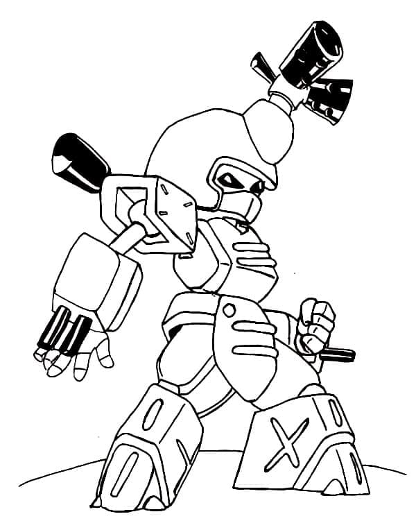 Desenho deMedabots 4 para colorir