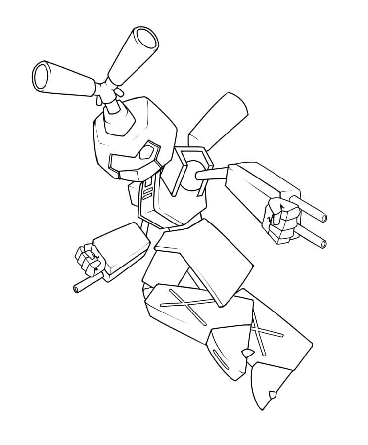 Desenho deMedabots 9 para colorir