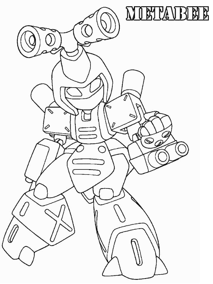 Desenho deMedabots Metabee para colorir