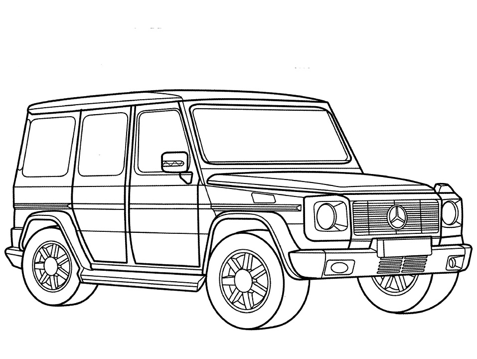 Desenho deMercedes G Class para colorir