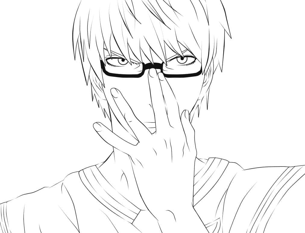 Desenho deMidorima Shintarou de Kuroko No Basket para colorir