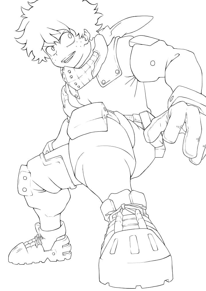 Desenho deMidoriya 1 para colorir