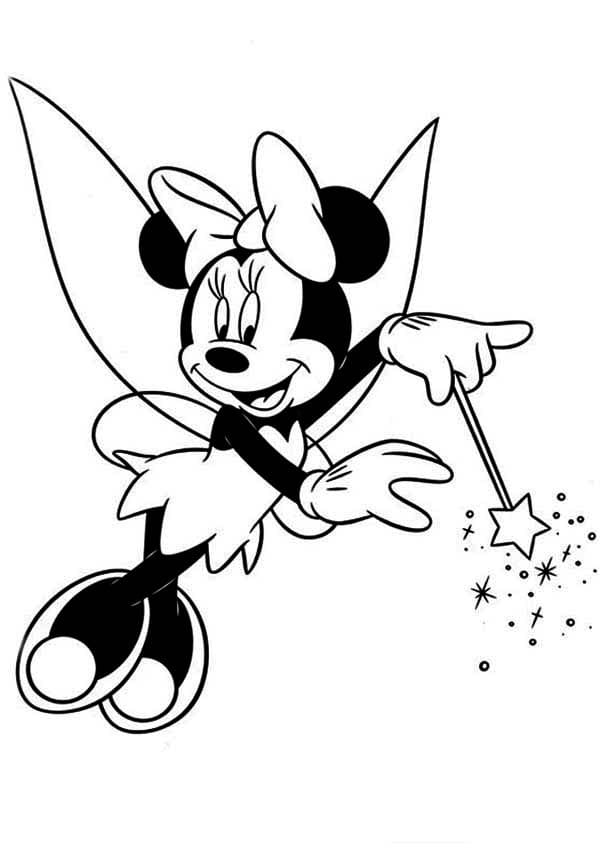 Desenho de Minnie Linda para colorir