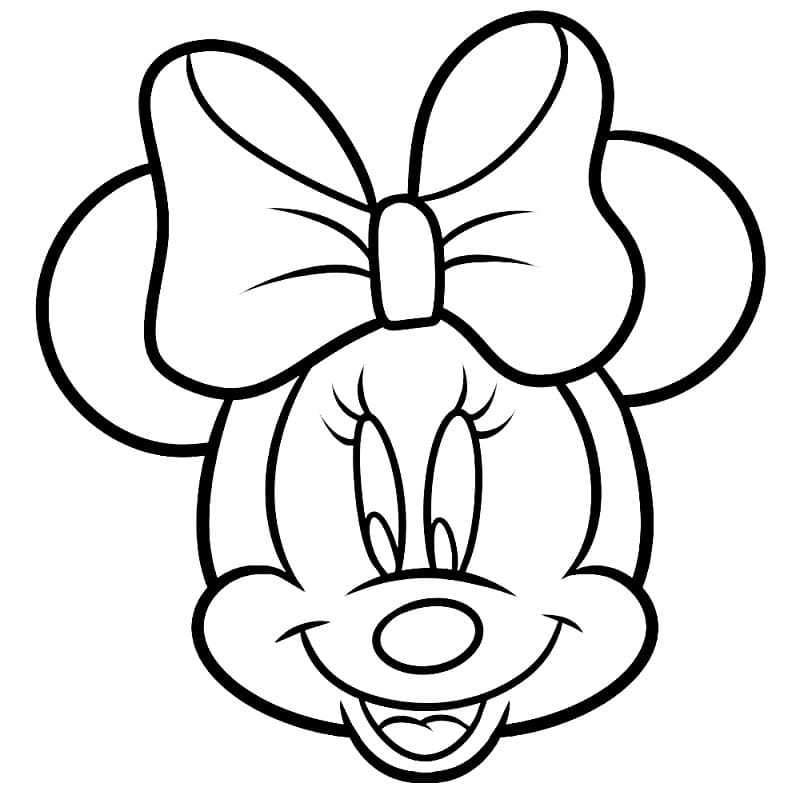 Desenho de Minnie Mouse 2 para colorir