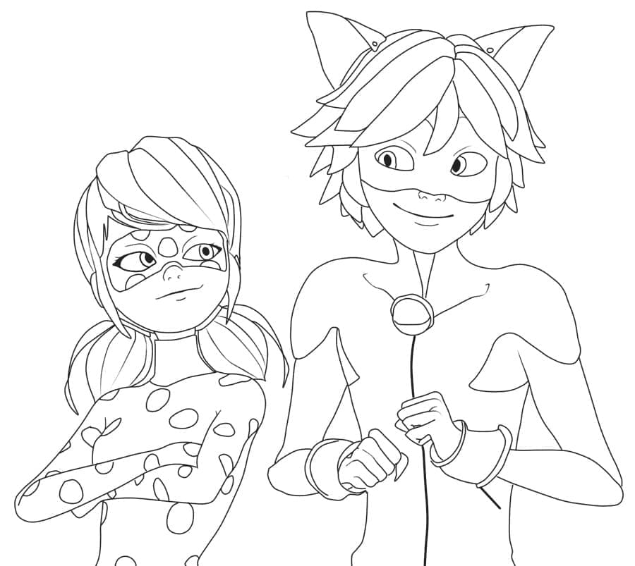 Desenho deMiraculous 1 para colorir