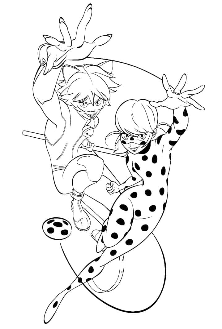 Desenhos de Miraculous: As Aventuras de Ladybug para colorir