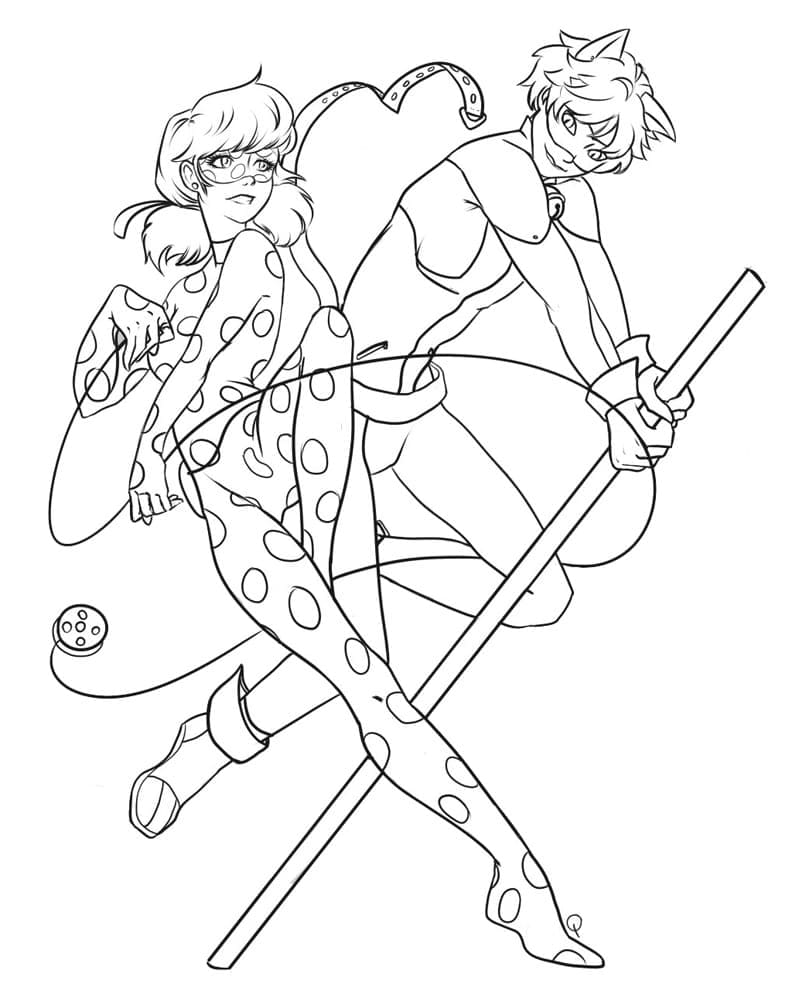 Desenho deMiraculous 3 para colorir