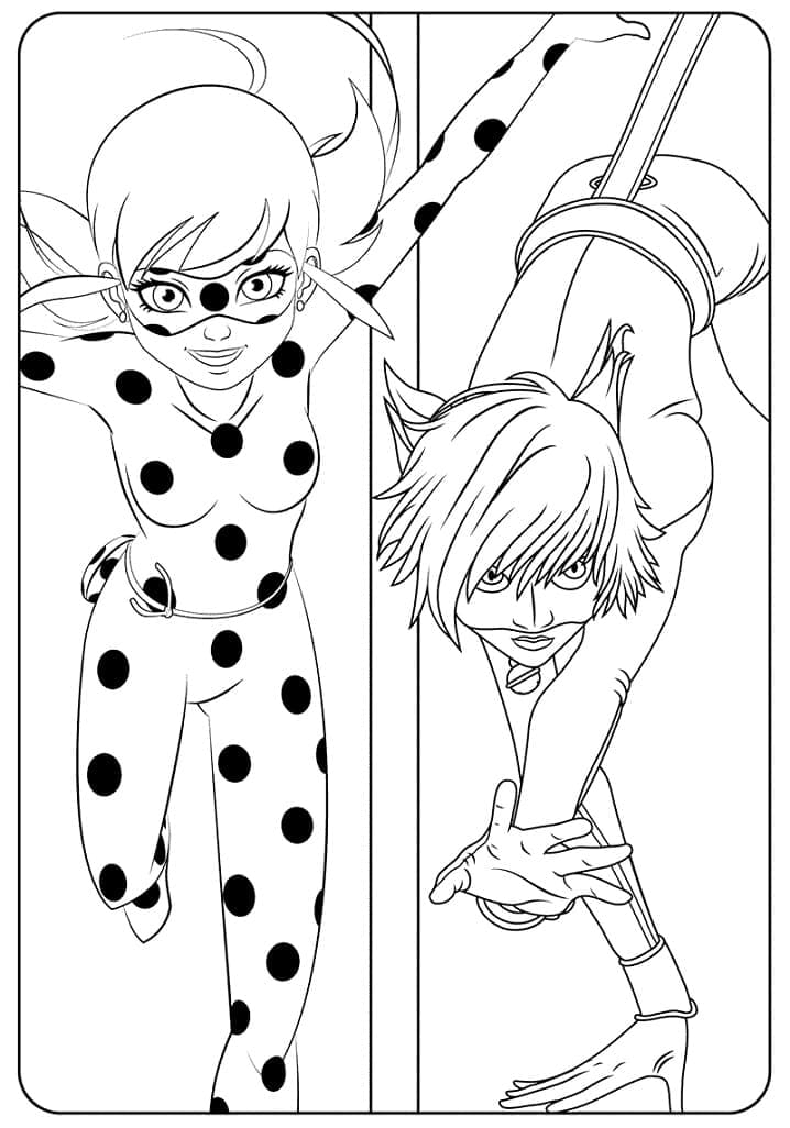 Desenho deMiraculous 8 para colorir